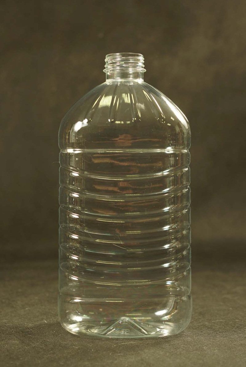 ПЭТ-бутылка 5 литров прозрачная